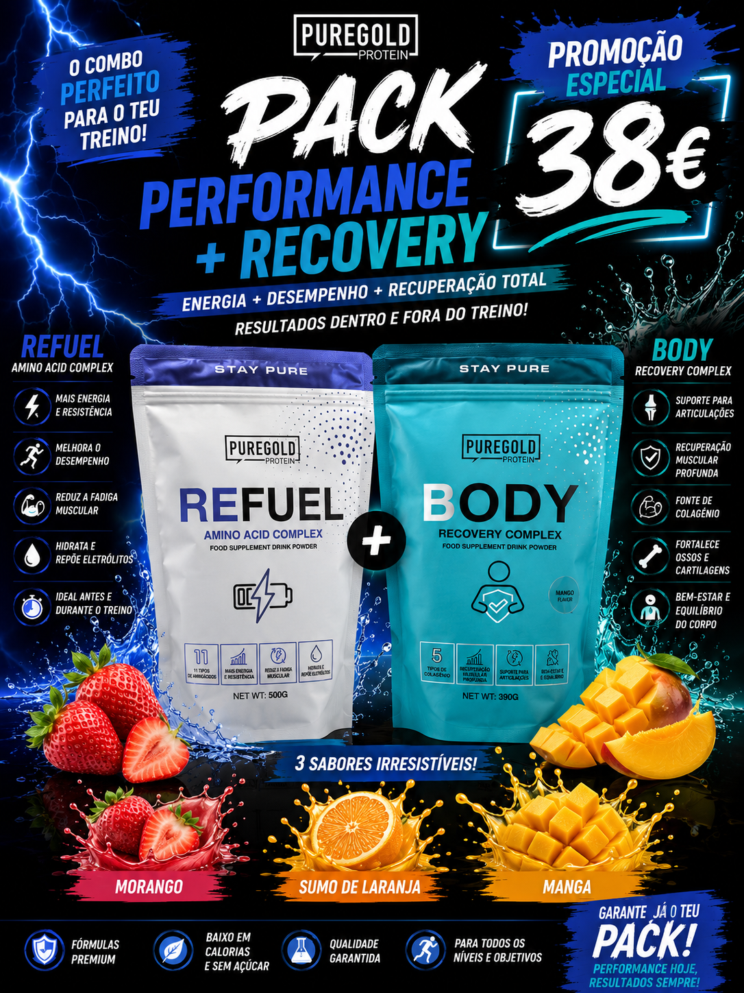 Pack Perfomance + Recovery