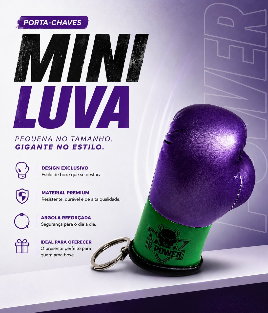 Chaveiro Luva de Boxe JOKER