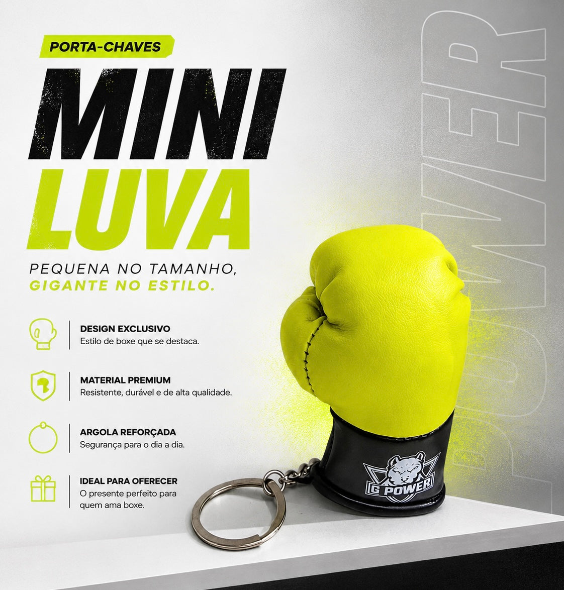 Chaveiro Luva de Boxe
