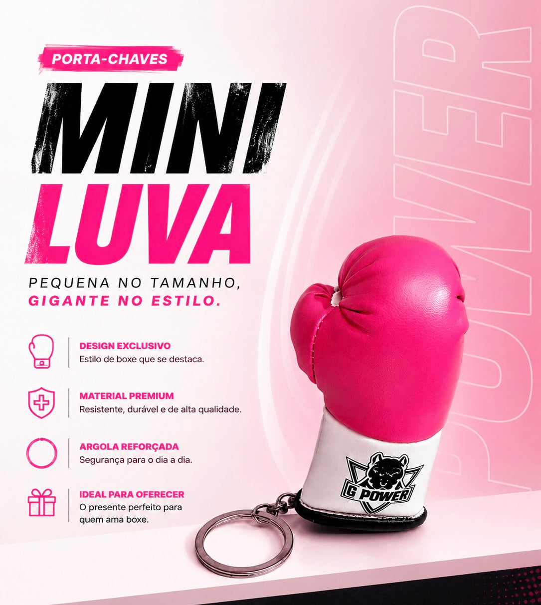 Chaveiro Luva de Boxe