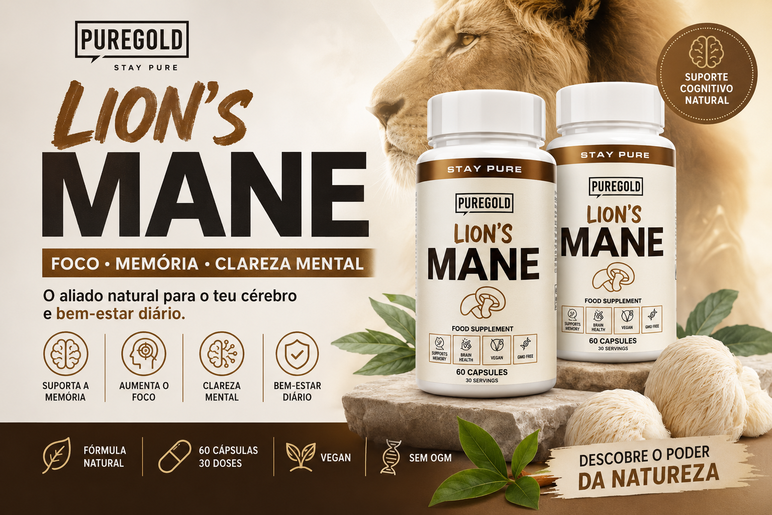 PureGold Lion’s Mane