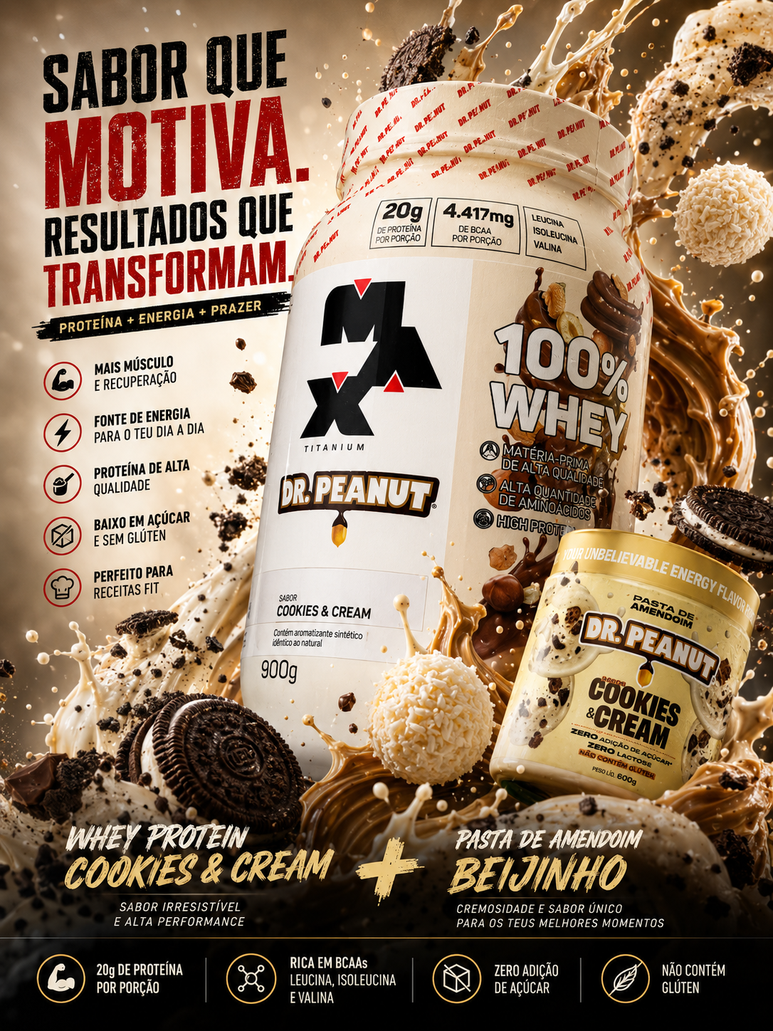 Pack Whey Bueníssimo + Pasta Cookies