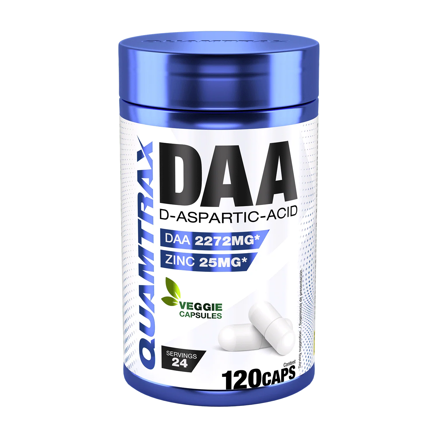 DAA D-Aspartic Acid 120 cápsulas