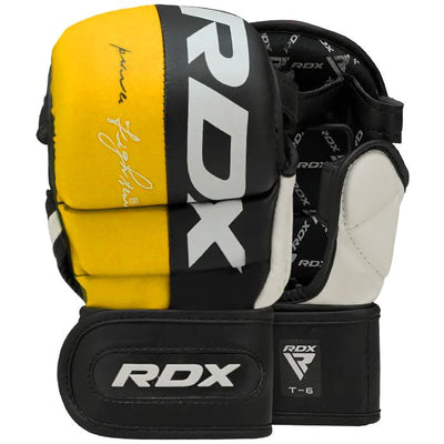 Luvas de Sparring T6 Amarelo/Preto