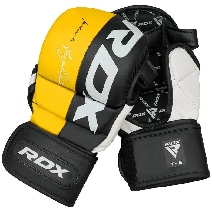 Luvas de Sparring T6 Amarelo/Preto
